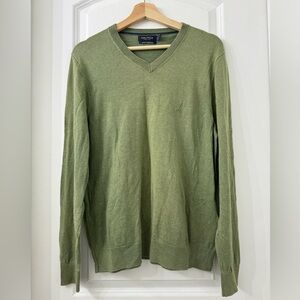 Nautica man sweater, green, size M